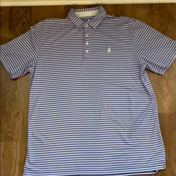 johnnie-O Other - Purple/white striped Johnnie O polo